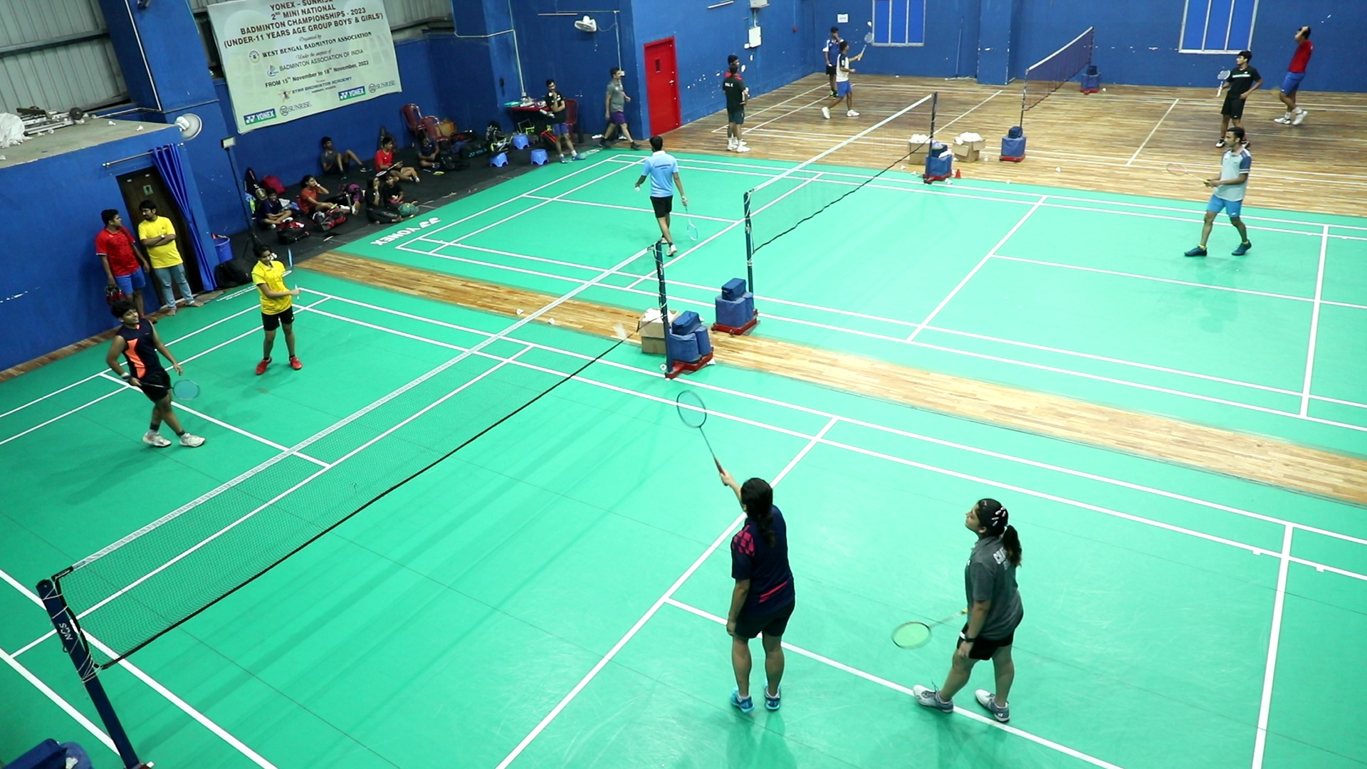 Badminton training for kids